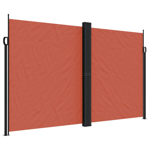Terrakotta ausziehbare Seitenmarkise Ulmu 200x1200cm