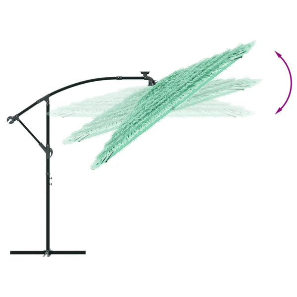 Grüner Gartenschirm Leorgeta 246x246x230cm