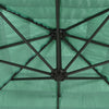 Grüner Garten-Sonnenschirm Stahlstange Dragoiu 223x223x213cm