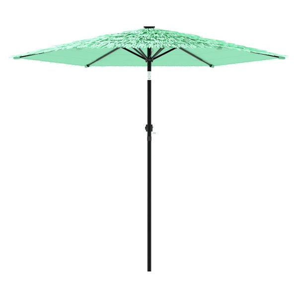 Grüner Garten-Sonnenschirm Stahlstange Dragoiu 268x268x226cm