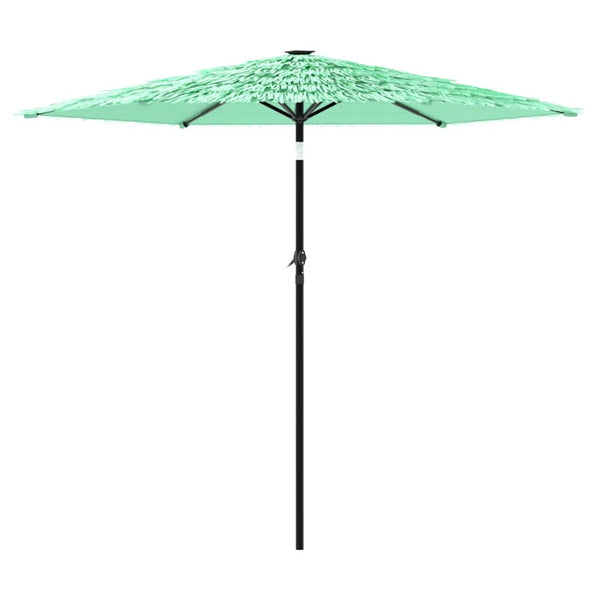 Grüner Garten-Sonnenschirm Stahlstange Dragoiu 268x268x226cm
