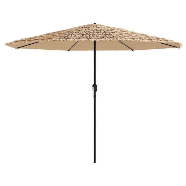Brauner Gartenschirm Stahlstange Dragoiu 324x324x247cm