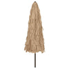 Brauner Gartenschirm Stahlstange Dragoiu 324x324x247cm