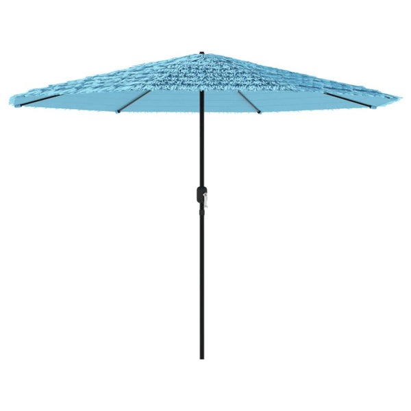 Blauer Garten-Sonnenschirm Stahlstange Dragoiu 388x388x248cm