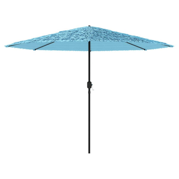 Blauer Garten-Sonnenschirm Stahlstange Dragoiu 388x388x248cm