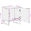 Nachttisch Otis 40x33x46cm (recyceltes Massivholz)