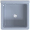 Graues Waschbecken zur Wandmontage Tudorei 40x40x24cm (Harz)