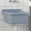 Graues Waschbecken zur Wandmontage Tudorei 40x40x24cm (Harz)