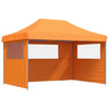 Orange faltbares Pop-Up Partyzelt Marguerita (mit 3 Seitenwänden)