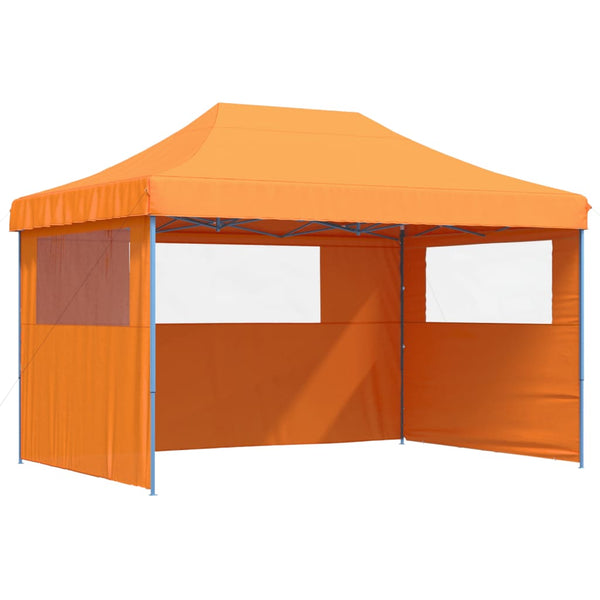 Orange faltbares Pop-Up Partyzelt Marguerita (mit 3 Seitenwänden)