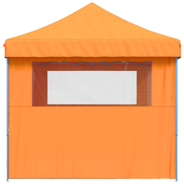 Orange faltbares Pop-Up Partyzelt Marguerita (mit 3 Seitenwänden)