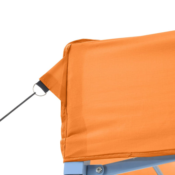 Orange faltbares Pop-Up Partyzelt Marguerita (mit 3 Seitenwänden)