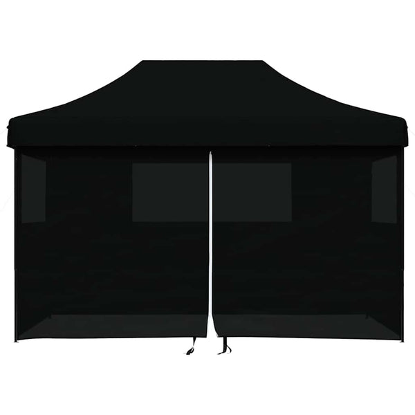 Musta taitettava pop-up juhlateltta Marguerita (4 sivuseinällä)