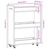 Rauch-Eichenschrank auf Rollen Rali 60x22x79cm (Holz)