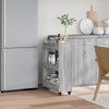 Grauer Schrank auf Rollen Rali 60x22x79cm (Holz)