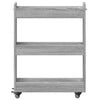 Grauer Schrank auf Rollen Rali 60x22x79cm (Holz)