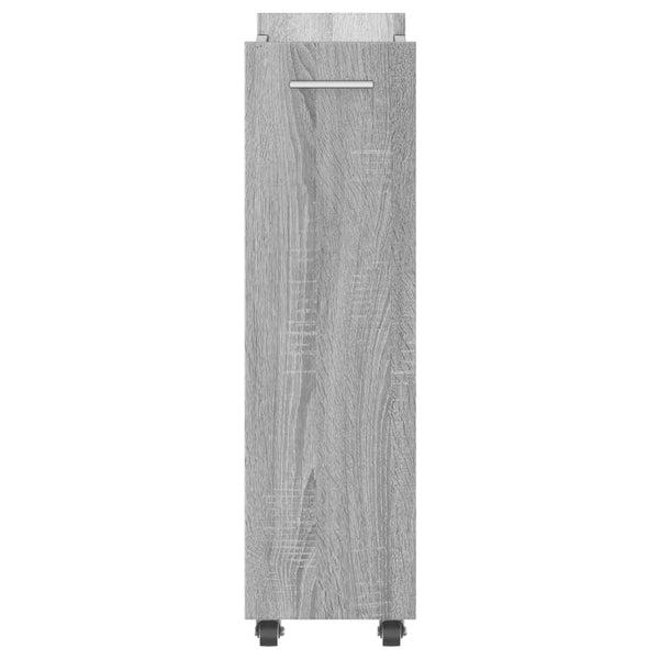 Grauer Schrank auf Rollen Rali 60x22x79cm (Holz)