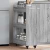 Grauer Schrank auf Rollen Rali 60x22x79cm (Holz)