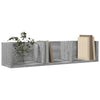 Harmaa seinäkaapit Huidan 75x18x16,5cm (2 kpl, sonoma, puinen)