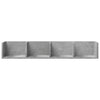 Betoninharmaa seinäkaapit Huidan 99x18x16,5cm (2 kpl, puinen)