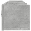 Betoninharmaa seinäkaapit Huidan 99x18x16,5cm (2 kpl, puinen)
