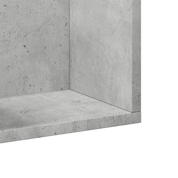 Betoninharmaa seinäkaapit Huidan 99x18x16,5cm (2 kpl, puinen)
