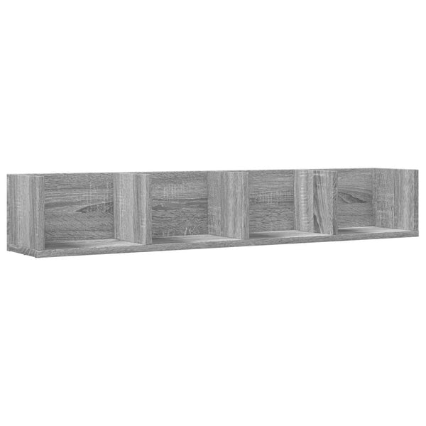 Harmaa seinäkaapit Huidan 99x18x16,5cm (2 kpl, sonoma, puinen)