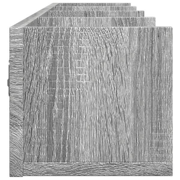 Harmaa seinäkaapit Huidan 99x18x16,5cm (2 kpl, sonoma, puinen)