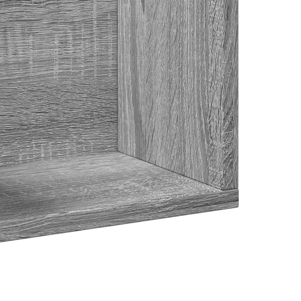 Harmaa seinäkaapit Huidan 99x18x16,5cm (2 kpl, sonoma, puinen)