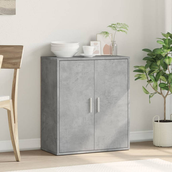 Betongraues Sideboard Stepanov 60x31x70cm (Holz)