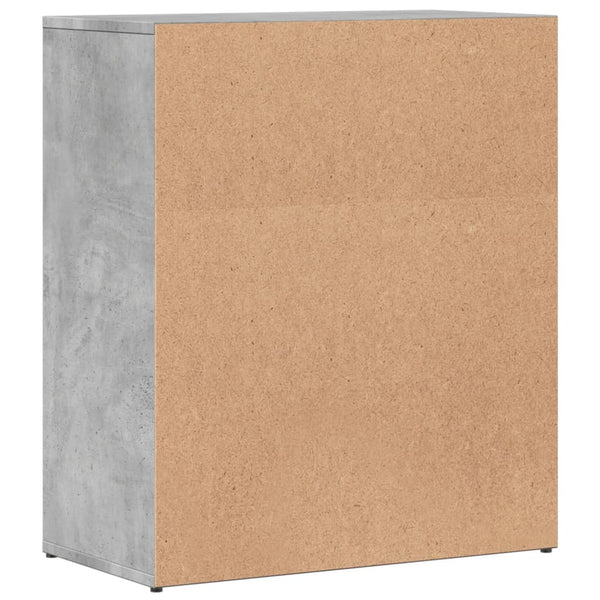 Betongraues Sideboard Stepanov 60x31x70cm (Holz)