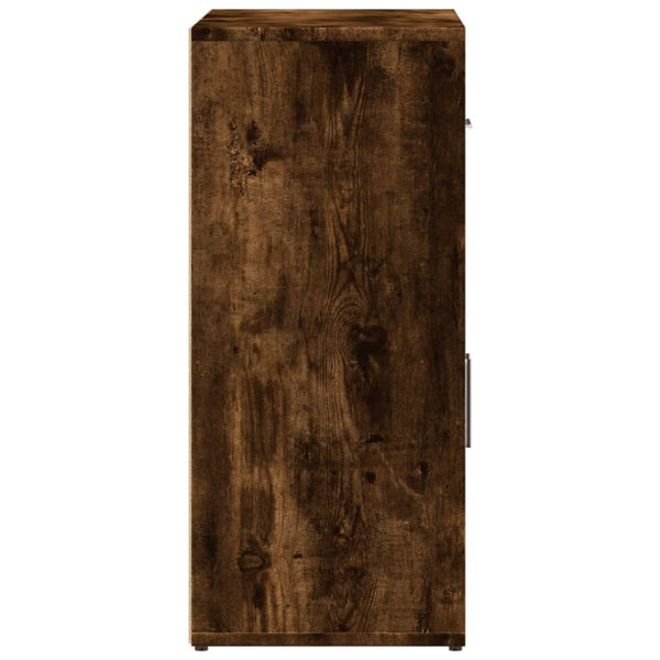 Highboard Demetriade 60x31x70cm aus Rauch-Eiche (Holz)