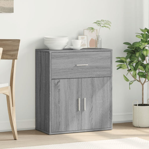 Graues Sideboard Demetriade 60x31x70cm (Holz)