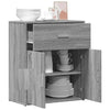 Graues Sideboard Demetriade 60x31x70cm (Holz)