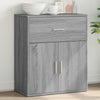 Graues Sideboard Demetriade 60x31x70cm (Holz)