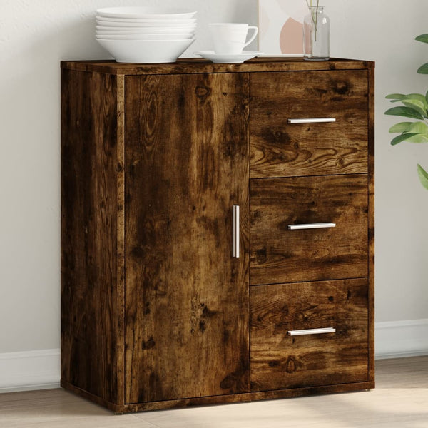 Anrichte Benis aus geräucherter Eiche 60x31x70cm (Holz)