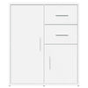 Weißes Sideboard Palaghiea 60x31x70cm (Holz)