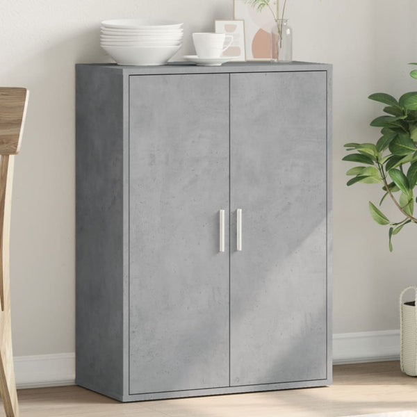 Sideboard Harper 60x31x84cm betongrau (Holz)