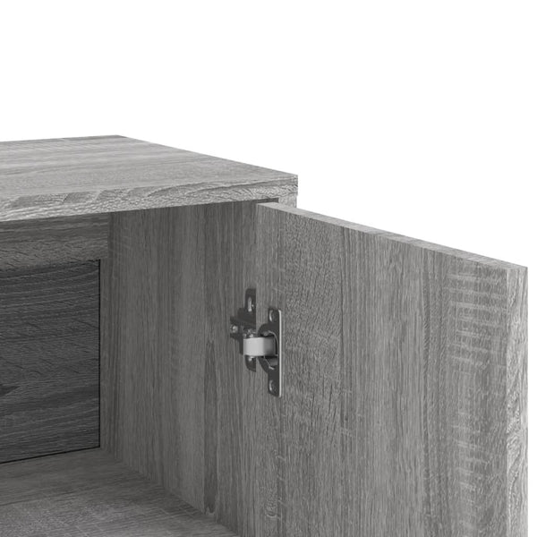 Graues Sideboard Harper 60x31x84cm (Holz)