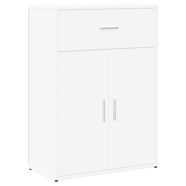 Weißes Sideboard Zvezdana 60x30x84cm (Holz)