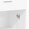 Weißes Sideboard Zvezdana 60x30x84cm (Holz)