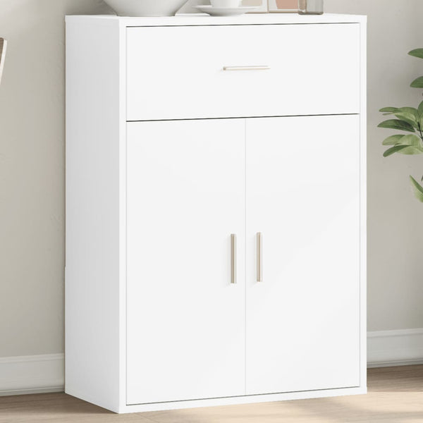 Weißes Sideboard Zvezdana 60x30x84cm (Holz)
