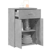 Betongraues Sideboard Zvezdana 60x30x84cm (Holz)