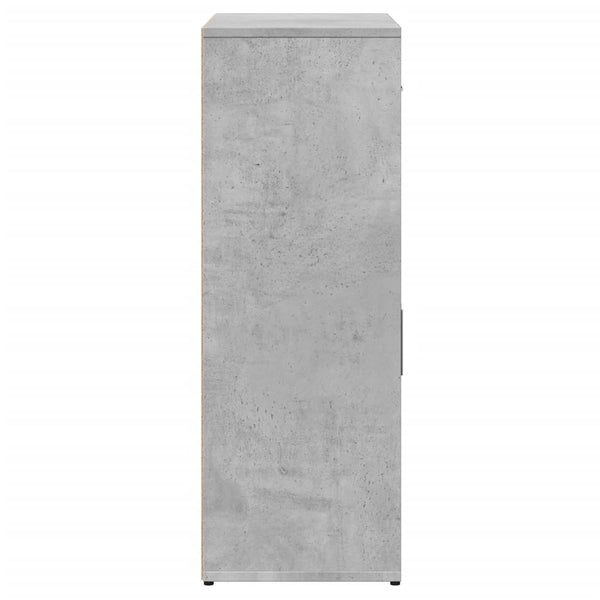 Betongraues Sideboard Zvezdana 60x30x84cm (Holz)