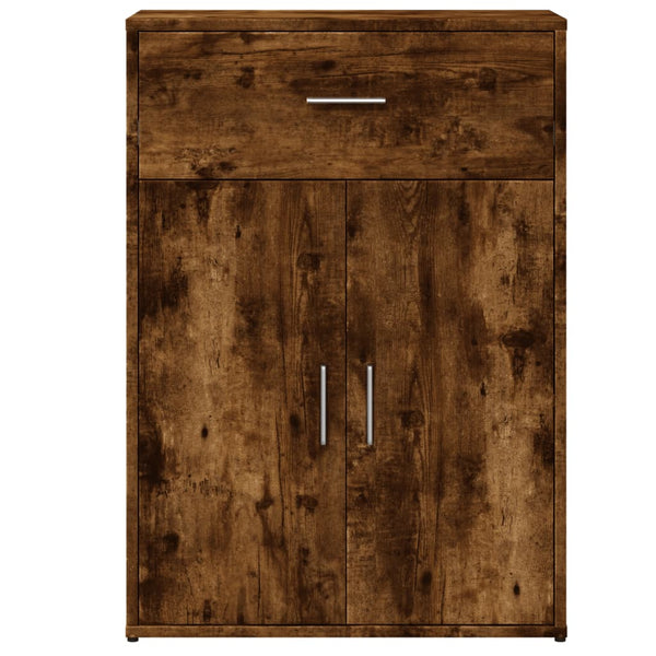 Sideboard aus geräucherter Eiche Zvezdana 60x30x84cm (Holz)