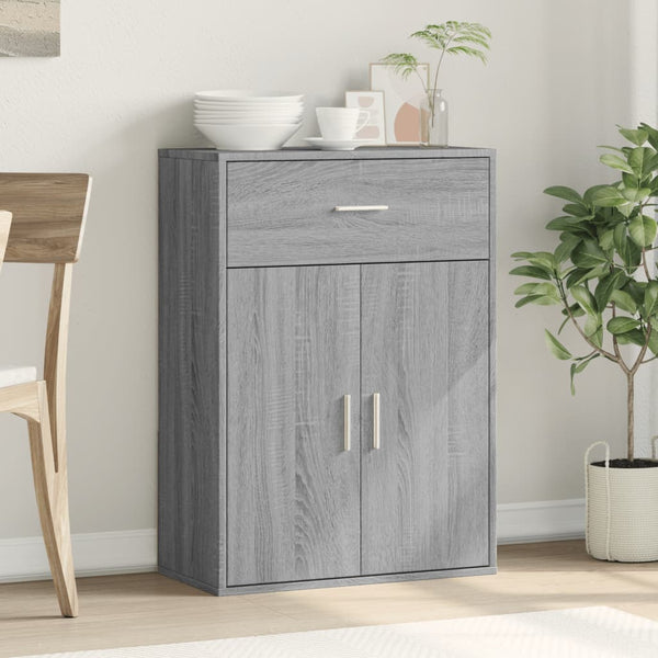 Anrichte Grau Sonoma 60x30x84 cm Holzwerkstoff