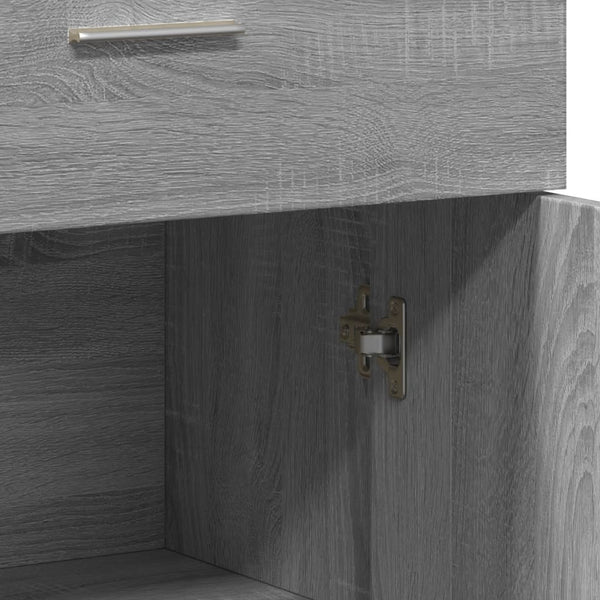 Anrichte Grau Sonoma 60x30x84 cm Holzwerkstoff
