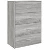 Graues Sideboard Bintia 60x31x84cm (Holz)