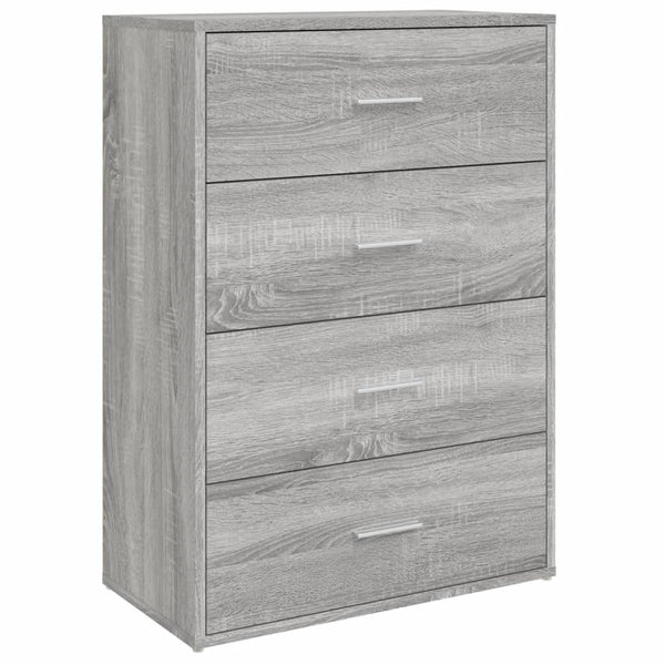Graues Sideboard Bintia 60x31x84cm (Holz)