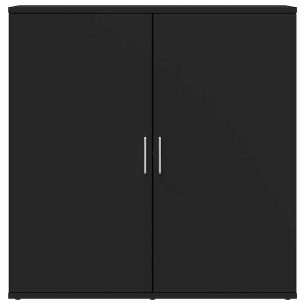 Schwarzes Sideboard Caval 79x38x80cm (Holz)